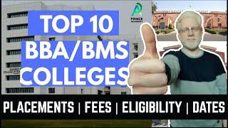 Top 10 BBA/BMS College of India - Fees, Placements, Eligibility, Form Dates & Exam Dates | BBA 2020