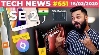 Realme X50 Pro Full Specs,iPhone SE 2 India Launch, Mi E-Toothbrush,Realme Link,X60 5G Modem-TTN#651