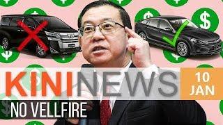 Ministers won’t be getting Vellfires after all | Kini News - 10 Jan