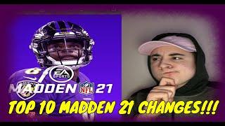 TOP 10 CHANGES I WANT IN MADDEN 21 ULTIMATE TEAM! MADDEN 21 NEWS AND INFORMATION! WHAT DO U WANT?