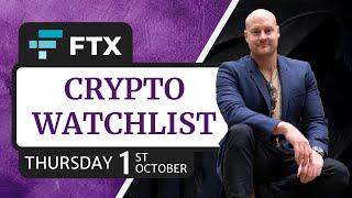 Crypto Watchlist | FTX Exchange | Thursday 1st October (2020)