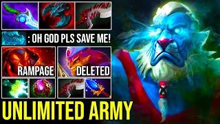 EPIC CANCER LANCER UNLIMITED ARMY vs Pro Rampage Ember Spirit Top Immo Gameplay Dota 2