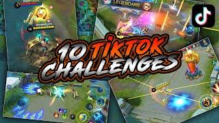 10 MOBILE LEGEND CHALLENGES I FOUND ON TIKTOK || "Challenge Accepted" || MLBB