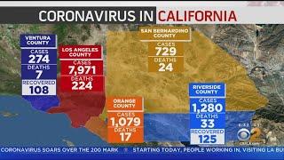 The Latest: Coronavirus Cases In Orange County Top 1,000