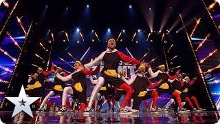 The SKY is no limit for HIGH-FLYING dance troupe X1X Crew! | BGT 2020