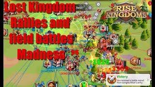 Beauty of Lost Kingdom - field battles and rallies madness! part 1 - Rise of Kingdoms