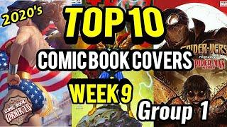 TOP 10 Comic Book | Covers Week 9 Group 1