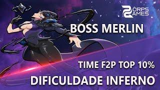 CHEFE MERLIN NA DIFICULDADE INFERNO! - TIME F2P TOP 10% - 7DS GRAND CROSS