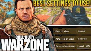 WARZONE: The BEST SETTINGS TO USE For CALDERA! (WARZONE PACIFIC BEST SETTINGS)