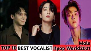 Top 10 best male kpop Vocalist in the world||2021|Jungkook|Chen Exo|Updated