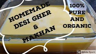 How to make Homemade DESI GHEE and BUTTER | Easy | Lets cook ! (Detailed Video)