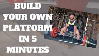 How to Build a Deadlift Platform | DIY Platform