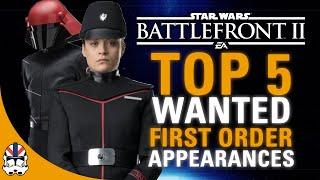TOP 5 First Order Skins I’d Like To See | Star Wars Battlefront 2 Wishlist