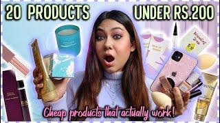 My Top 20 Under Rs.200 | Cheap Products That Actually Work | ThatQuirkyMiss