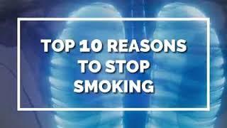 Top 10 reasons to stop smoking