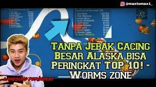 Tanpa Jebak Cacing Besar Alaska Bisa Peringkat TOP 10!!! - Worms Zone