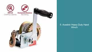 Top 10 Best Hand Winches in 2021 Reviews