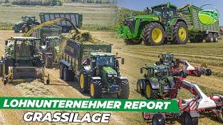 #LohnunternehmerReport JOHN DEERE Landmaschinen vom Lohnunternehmen Reuter bei der Grassilage