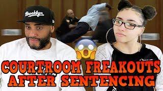 MY DAD REACTS TO Top 10 Insane Courtroom Freak Outs After Sentencing REACTION