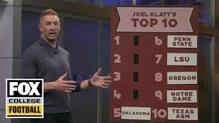 Joel Klatt releases his way too early Top Ten College Football Teams of 2020 | CFB ON FOX