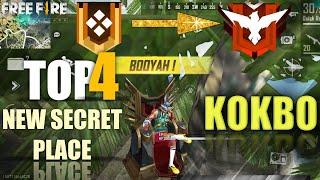 NEW TOP 4 SECRET PLACE FOR RANK PUSH | BERMUDA REMASTERED | FREE FIRE @tiprasalive