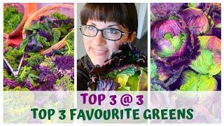 MY TOP 3 FAVORITE LEAFY GREENS • RAW FOOD VEGAN