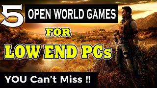 Top 5 Open World Games For 2GB RAM Low End PC | Best Open World Games 2020 | Low End PC Games