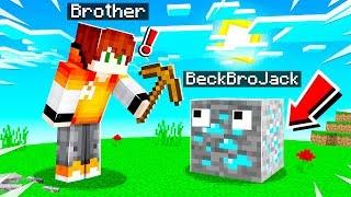 7 Ways to PRANK My Little Brother in Minecraft!