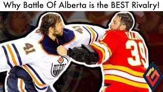 Why Battle Of Alberta is the BEST NHL Rivalry! (Oilers vs Flames Goalie Fight & Tkachuk Talk 2020)