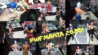 PWFMANIA 2020! WRESTLEMANIA 36 WWE ACTION FIGURE MATCH! LUCHAS WWE MUÑECOS WWE PARODY