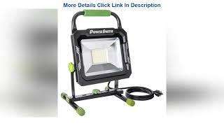 Top 10 PowerSmith PWL175S 7500 Lumen LED Pro-Grade Weatherproof Tiltable Work Light with Adjustable