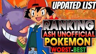 Ranking all Unofficial Pokémon Of Ash Ketchum(Explained In Hindi)|Pokémon In Hindi