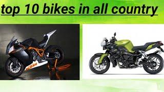 top 10 bikes in all country