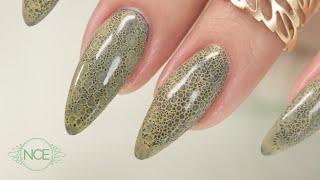 Snake Skin Effect - Bubble Nails