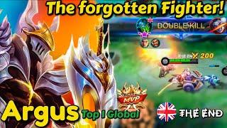 Argus The Forgotten Fighter | Top 1 Global MVP Gameplay -THE END