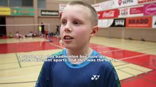 Finnish 10 Years Old Badminton Junior Player Aapo Puhakka Interview