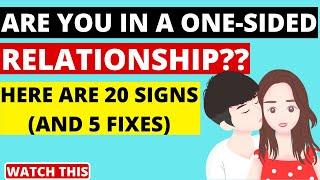 Painful Signs That Could Mean You're In A One-Sided Relationship | Signs Of A One-sided Relationship