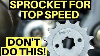 PULSAR NS 200 SPROCKET IN MY TVS APACHE RTR 200 MORE TOP SPEED CHAIN SPROCKET CALCULATION