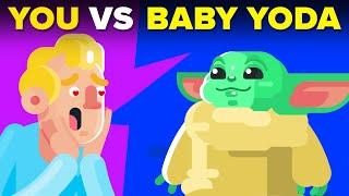 YOU vs BABY YODA - Who Would Win? (Disney Star Wars Mandalorian)