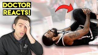 ANOTHER Injury! Doctor Reacts to Kyrie Irving KNEE INJURY