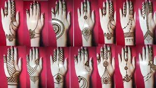 Top 50 Mehndi design for back hand|Stylish Mehndi designs |Mehandi ke Designs |Cone Designs