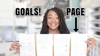 DIY 2020 Goals Fold Out Page! For Your Planner At Home With Quita