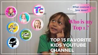 Kids YouTube Channel Review || Brianna's top 15 favorite known channel