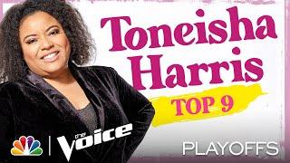 Toneisha Harris Sings Celine Dion's "Because You Loved Me" - The Voice Top 9 Performances 2020