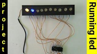 science project || top electronic project || ic 4017|| led chaser ||  science exhibition