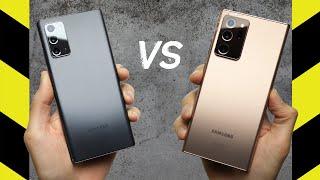 Galaxy Note 20 vs. Galaxy Note 20 Ultra Drop Test!