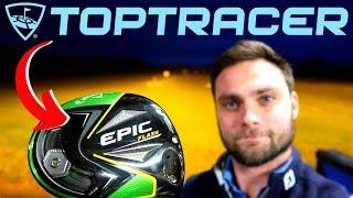 TOP TRACER LONG DRIVE RANGE PRACTICE - NIGHT BALL FLIGHTS