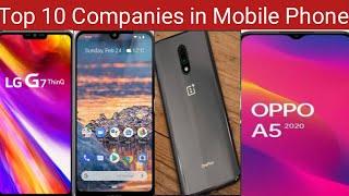 Top 10 mobile companies in the world