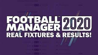 How To Play Football Manager 2020 With Real Fixtures & Results! | FM20 Database