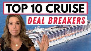 Top 10 CRUISE DEAL BREAKERS!! *Real Talk* Changes on Cruise Ships that You Might Hate